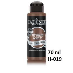 CADENCE H-019 Farba hybrydowa matowa 70ml JASNY BRĄZ MATT / HYBRID LIGHT BROWN